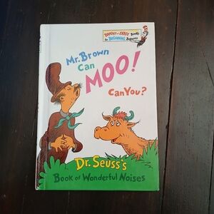 Dr. Seuss's Mr. Brown Can Moo! Can You? Book 1970s Edition